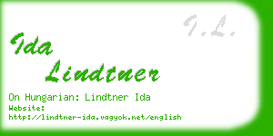 ida lindtner business card